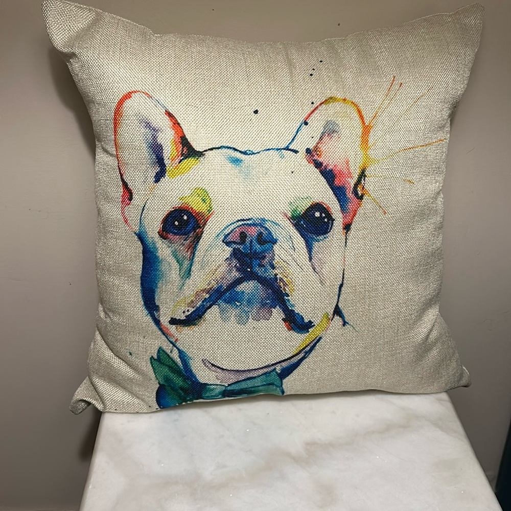 French Bulldog Throw Pillow